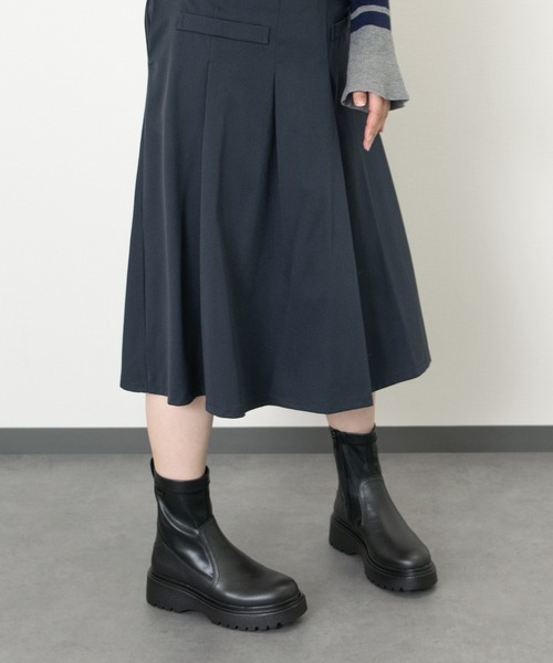 セール】【bussola】晴雨兼用ストレッチショートブーツ(954103