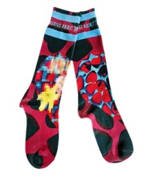 TALKING ABOUT THE ABSTRACTION（トーキング　アバウト　ジ　アブストラクション）の「【TALKING ABOUT THE ABSTRACTION】ART REPLICA PRINT SOX / NRV [2526AW-AC-005]（ソックス/靴下）」