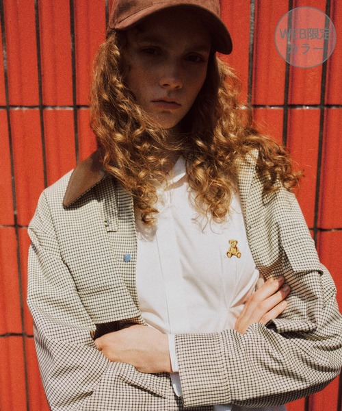 POLO BCS（ポロ ビーシーエス）の「【POLOBCS】VIS別注ウエストタックフレアシャツ（シャツ/ブラウス・レディース・ホワイト/ブルー系その他4/ネイビー/ホワイト系その他/ピンク・FREE）」の2枚目の写真