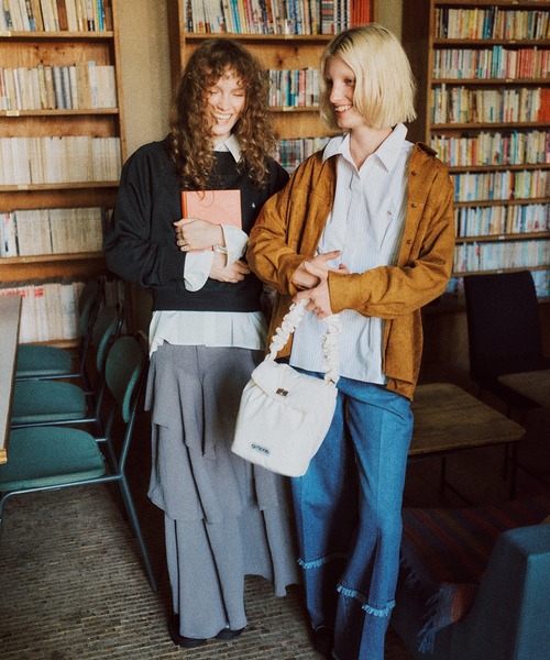 POLO BCS（ポロ ビーシーエス）の「【POLOBCS】VIS別注ウエストタックフレアシャツ（シャツ/ブラウス・レディース・ホワイト/ブルー系その他4/ネイビー/ホワイト系その他/ピンク・FREE）」の18枚目の写真