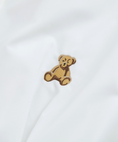 POLO BCS（ポロ ビーシーエス）の「【POLOBCS】VIS別注ウエストタックフレアシャツ（シャツ/ブラウス・レディース・ホワイト/ブルー系その他4/ネイビー/ホワイト系その他/ピンク・FREE）」の6枚目の写真