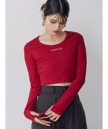 MURUA | HOTFIXロゴテレコトップス(Tシャツ/カットソー)