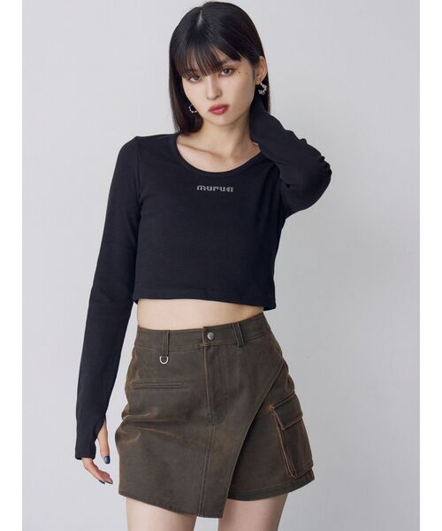 HOTFIXロゴテレコトップス（Tシャツ/カットソー）｜MURUA（ムルーア