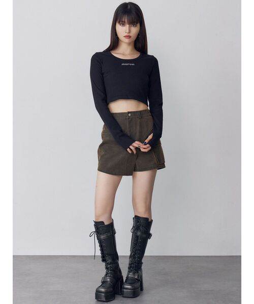 HOTFIXロゴテレコトップス（Tシャツ/カットソー）｜MURUA（ムルーア