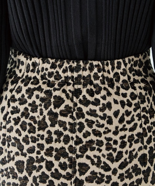 セール】レオパードジャガードスカート（スカート）｜LAVEANGE（ラビ