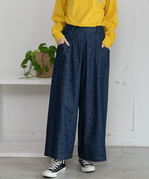 フロントタックワイドパンツ