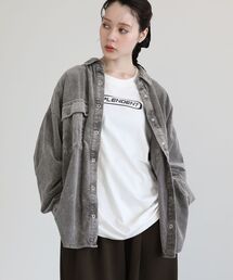 ELENCARE DUE | ・ELENCARE DUE ケミカルコーデュロイシャツ(シャツ/ブラウス)