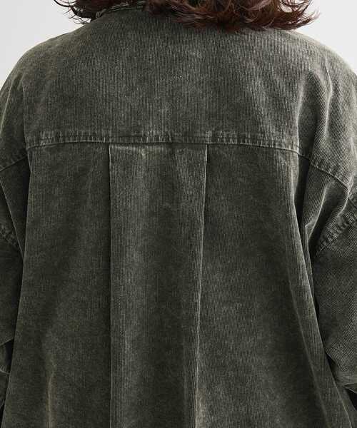 ELENCARE DUE（エレンカーレデュエ）の「・ELENCARE DUE ケミカルコーデュロイシャツ（シャツ/ブラウス・レディース・グレー/ブラウン/グリーン・FREE）」の7枚目の写真