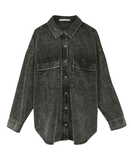 ELENCARE DUE（エレンカーレデュエ）の「・ELENCARE DUE ケミカルコーデュロイシャツ（シャツ/ブラウス・レディース・グレー/ブラウン/グリーン・FREE）」の19枚目の写真