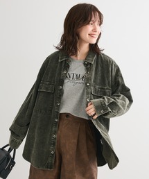 ELENCARE DUE | ・ELENCARE DUE ケミカルコーデュロイシャツ(シャツ/ブラウス)