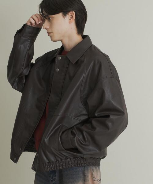 SENSE OF PLACE by URBAN RESEARCH（センスオブプレイスバイアーバンリサーチ）の「FLブルゾン（ブルゾン・メンズ・ブラック/ブラウン・SMALL/MEDIUM/LARGE）」の2枚目の写真