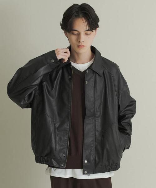 SENSE OF PLACE by URBAN RESEARCH（センスオブプレイスバイアーバンリサーチ）の「FLブルゾン（ブルゾン・メンズ・ブラック/ブラウン・SMALL/MEDIUM/LARGE）」の3枚目の写真