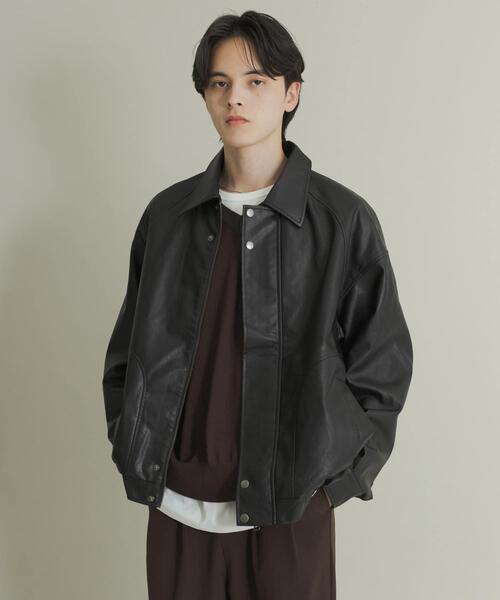 SENSE OF PLACE by URBAN RESEARCH（センスオブプレイスバイアーバンリサーチ）の「FLブルゾン（ブルゾン・メンズ・ブラック/ブラウン・SMALL/MEDIUM/LARGE）」の7枚目の写真