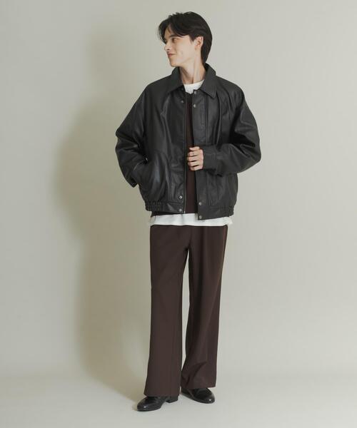 SENSE OF PLACE by URBAN RESEARCH（センスオブプレイスバイアーバンリサーチ）の「FLブルゾン（ブルゾン・メンズ・ブラック/ブラウン・SMALL/MEDIUM/LARGE）」の11枚目の写真