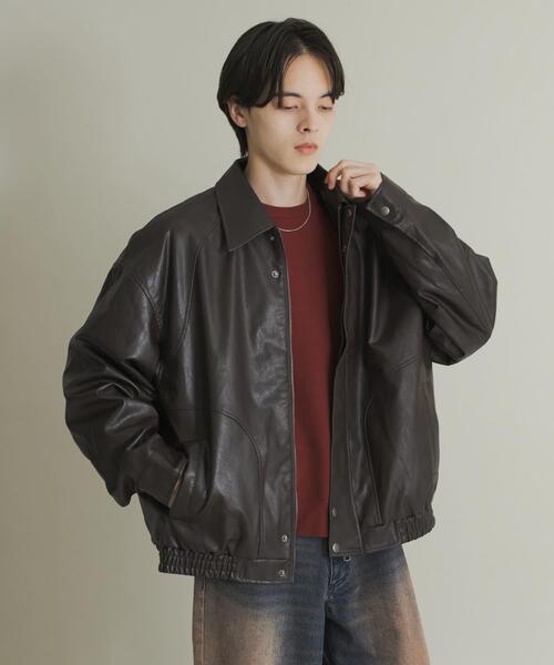 SENSE OF PLACE by URBAN RESEARCH（センスオブプレイスバイアーバンリサーチ）の「FLブルゾン（ブルゾン・メンズ・ブラック/ブラウン・SMALL/MEDIUM/LARGE）」の21枚目の写真