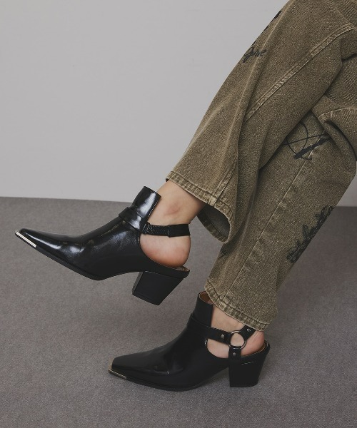 Ameri（アメリ）の「EDGY WESTERN MULE（その他シューズ）」 - WEAR