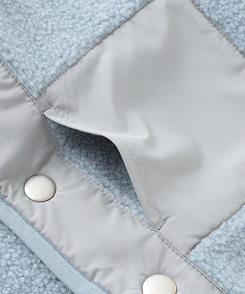 b・ROOM（ビールーム）の「【組み合わせ自由シリーズ】ボアベスト（ベスト・キッズ・ブラック/カーキ/ブルーグレー/アイボリー・SMALL/MEDIUM/LARGE）」の16枚目の写真