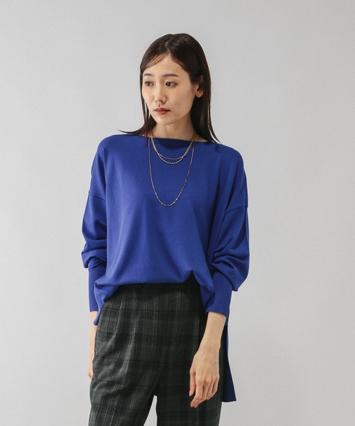 verybrain 2022AW ドルマンプルオーバー ドライタッチボートドルマンプルオーバー/499698（ニット