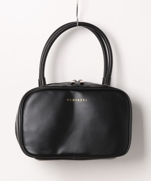 REDYAZEL（レディアゼル）の「スクエアボストンバック（ショルダーバッグ・レディース・キャメル/カーキ/ブラウン系その他/ブラック・FREE）」の2枚目の写真
