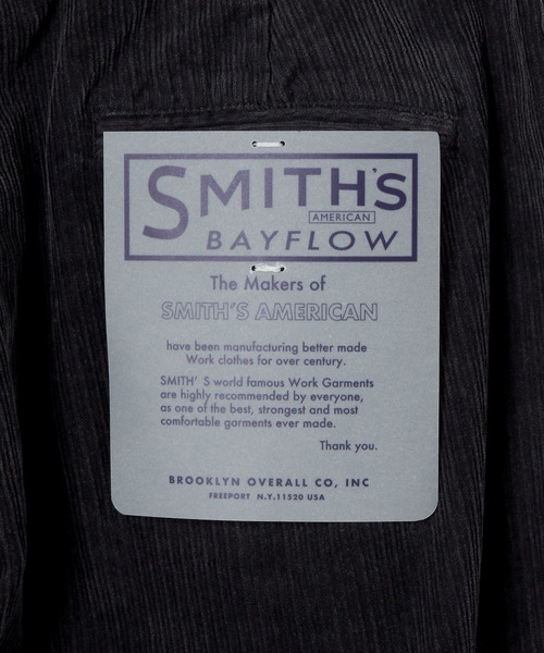 SMITH'S(スミス)の「【SMITH'S×BAYFLOW】別注コーデュロイワークスラックス(その他パンツ・メンズ・ブラック・LARGE/MEDIUM)」の10枚目の写真