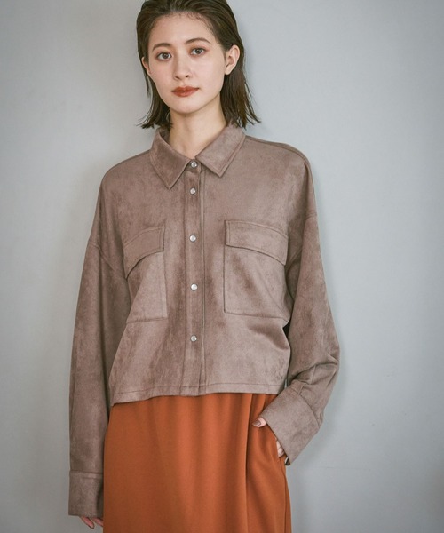セール】スエードポンチシャツ / 599409（シャツ/ブラウス）｜LAKOLE