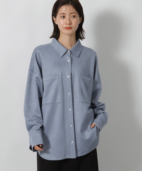 セール】スエードポンチシャツ / 599409（シャツ/ブラウス）｜LAKOLE