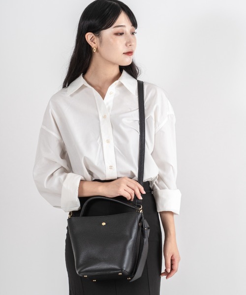 Rivel(リヴェル)の「【ANTONELLO MASI/アントネッロマージ】ショルダーバッグ ハンドバッグ イタリア製(ショルダーバッグ・レディース・ブラック・FREE)」の3枚目の写真
