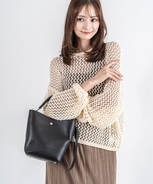 Rivel(リヴェル)の「【ANTONELLO MASI/アントネッロマージ】ショルダーバッグ ハンドバッグ イタリア製(ショルダーバッグ・レディース・ブラック・FREE)」の18枚目の写真