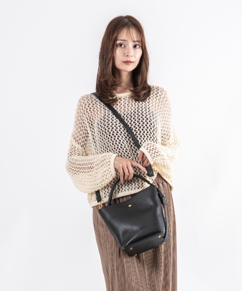 Rivel(リヴェル)の「【ANTONELLO MASI/アントネッロマージ】ショルダーバッグ ハンドバッグ イタリア製(ショルダーバッグ・レディース・ブラック・FREE)」の17枚目の写真