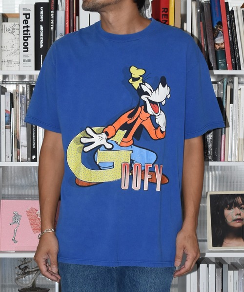 DISNEY VINTAGE（ディズニーヴィンテージ）の「【USED】90’s Velva Sheen “Disney/Goofy” キャラクター Tシャツ USA製（Tシャツ/カットソー・メンズ・ブルー・X-LARGE）」の13枚目の写真