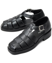 その他セレクト（ソノタセレクト）の「glabella SQUARE TOE GURKHA SANDALS（サンダル・レディース）」