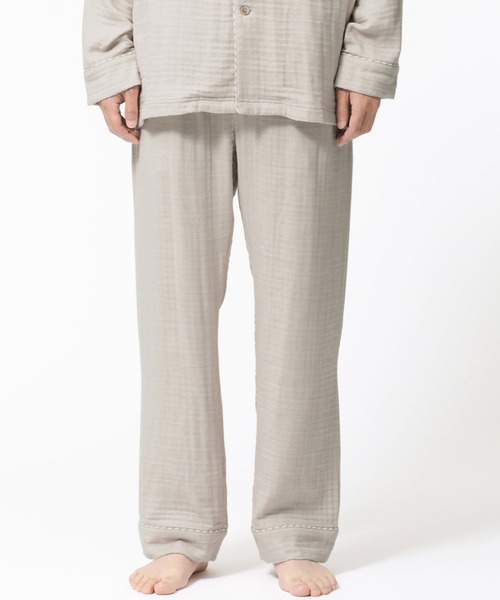 TENTIAL(テンシャル)の「BAKUNE パジャマ ガーゼ ロングパンツ(ルームウェア/パジャマ・メンズ・ダークグレー/ベージュ/ネイビー・X-SMALL/SMALL/MEDIUM/LARGE/X-LARGE)」の11枚目の写真