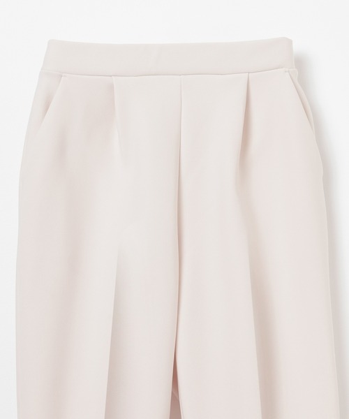 GLACIER lusso（グラシアルッソ）の「【Ｗａｒｍパンツ】ウォームテーパードパンツ（スラックス・レディース・ダークブルー/ベージュ/アイボリー/ブラック・L/S/LL/M）」の22枚目の写真