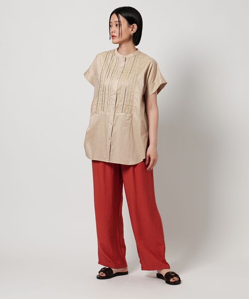 セール】コットン ピンタックレース ブラウス ＜A DAY IN THE LIFE