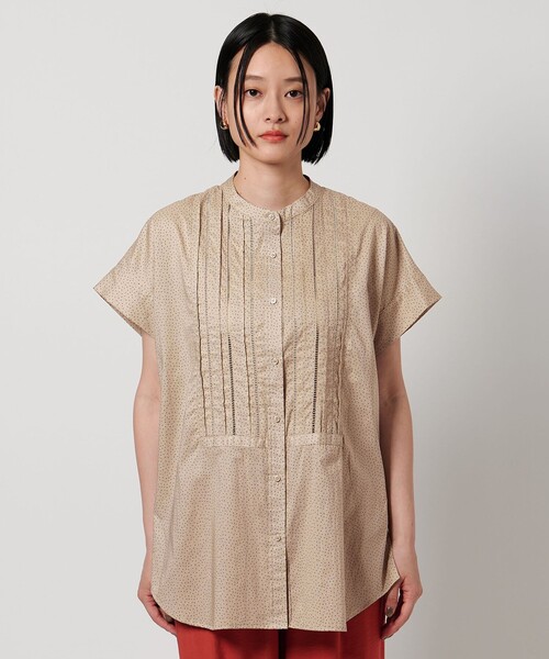 A DAY IN THE LIFE UNITED ARROWS(アデイインザライフユナイテッドアローズ)の「コットン ピンタックレース ブラウス <A DAY IN THE LIFE>(シャツ/ブラウス・レディース・その他1/オレンジ・FREE)」の5枚目の写真