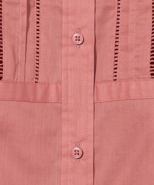 A DAY IN THE LIFE UNITED ARROWS(アデイインザライフユナイテッドアローズ)の「コットン ピンタックレース ブラウス <A DAY IN THE LIFE>(シャツ/ブラウス・レディース・その他1/オレンジ・FREE)」の9枚目の写真