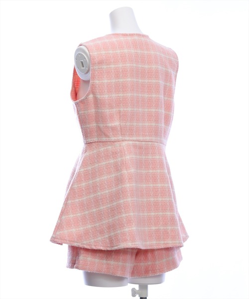 clear（クリア）の「ツイードチュニック＆ショートパンツセット[大人 フェミニン 上品]（チュニック・レディース・オフホワイト/ベージュ/ピンク・S/M）」の11枚目の写真