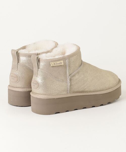 セール】L.B.Evans Dede 厚底ムートンブーツ（ブーツ）｜FUNALIVE