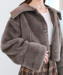 MAJESTIC LEGON | リバーシブルビッグカラーブルゾン(ブルゾン)