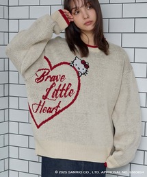【Sanrio characters/サンリオキャラクターズ】別注 アソートデザイン オーバーサイズ ニットプルオーバー