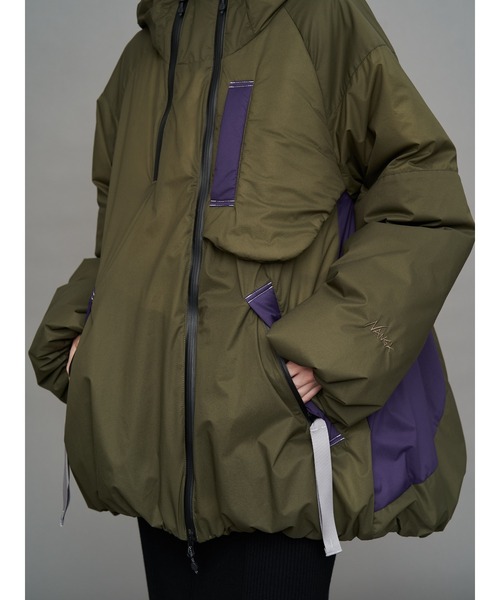 UN3D.ダウンジャケット 38サイズ 中古・古着通販】UN3D. (アンスリード) レイヤードダウン