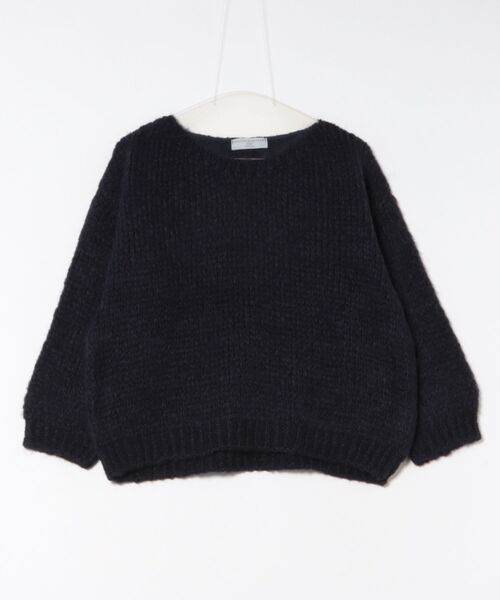 Tiara（ティアラ）の「【TRICOTS JEAN MARC/トリコットジーンマルク】ニット（SESAMY）（ニット/セーター・レディース・イエロー/ネイビー/グレイッシュベージュ/ピンク・FREE）」の3枚目の写真