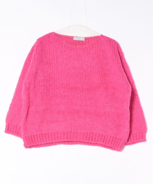 Tiara（ティアラ）の「【TRICOTS JEAN MARC/トリコットジーンマルク】ニット（SESAMY）（ニット/セーター・レディース・イエロー/ネイビー/グレイッシュベージュ/ピンク・FREE）」の4枚目の写真