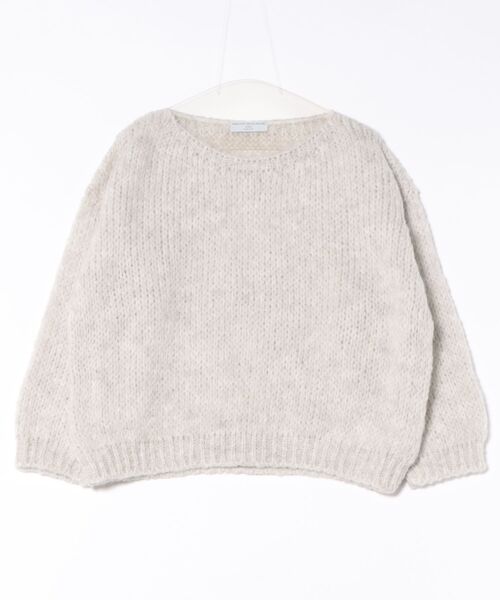 Tiara（ティアラ）の「【TRICOTS JEAN MARC/トリコットジーンマルク】ニット（SESAMY）（ニット/セーター・レディース・イエロー/ネイビー/グレイッシュベージュ/ピンク・FREE）」の2枚目の写真