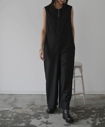 Marient | フロントジップドロストオールインワン(つなぎ/オールインワン)