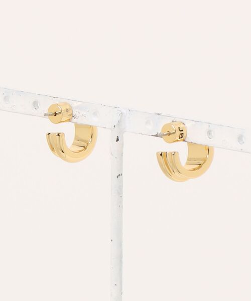 JENNYBIRD(ジェニーバード)の「【JENNY BIRD/ジェニーバード】フープピアス Mini Lennon Hoops(ピアス(両耳用)・レディース・ゴールド/シルバー・FREE)」の3枚目の写真