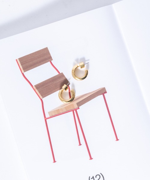 JENNYBIRD(ジェニーバード)の「【JENNY BIRD/ジェニーバード】フープピアス Mini Lennon Hoops(ピアス(両耳用)・レディース・ゴールド/シルバー・FREE)」の19枚目の写真