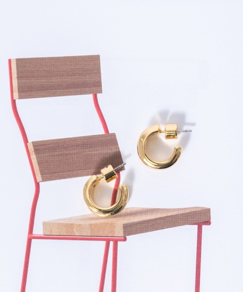 JENNYBIRD(ジェニーバード)の「【JENNY BIRD/ジェニーバード】フープピアス Mini Lennon Hoops(ピアス(両耳用)・レディース・ゴールド/シルバー・FREE)」の20枚目の写真