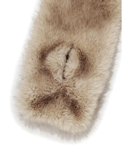 SNIDEL（スナイデル）の「ファーティペット（ストール/ショール・レディース・アイボリー/カーキ/グレー・F）」の8枚目の写真