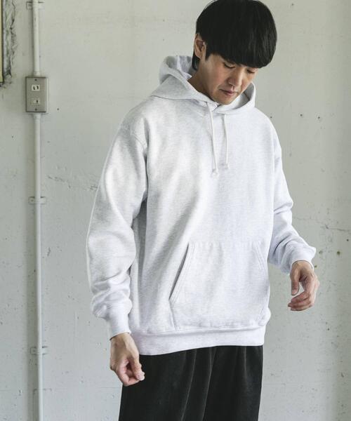 URBAN RESEARCH DOORS（アーバンリサーチドアーズ）の「裏起毛プルオーバーフーディー（パーカー・メンズ・チャコールグレー/グレー系その他・LARGE/MEDIUM）」の5枚目の写真